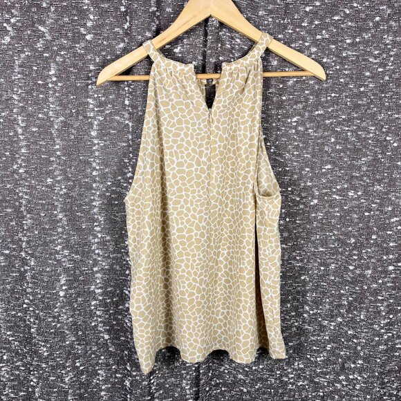 Michael Kors Giraffe Animal Print Halter Top - Picture 6 of 6
